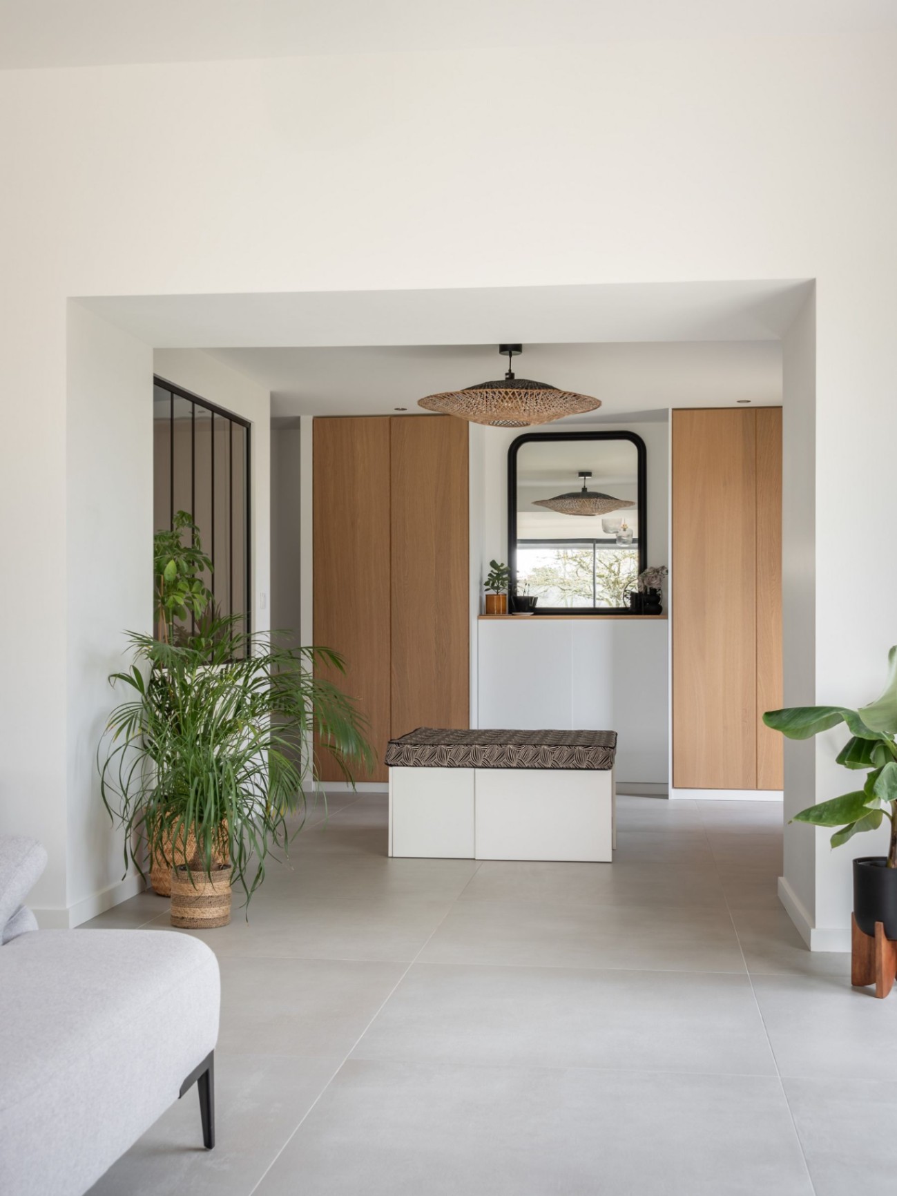 Chassieu-11.jpg Entrée – Rénovation de grange à Chassieu