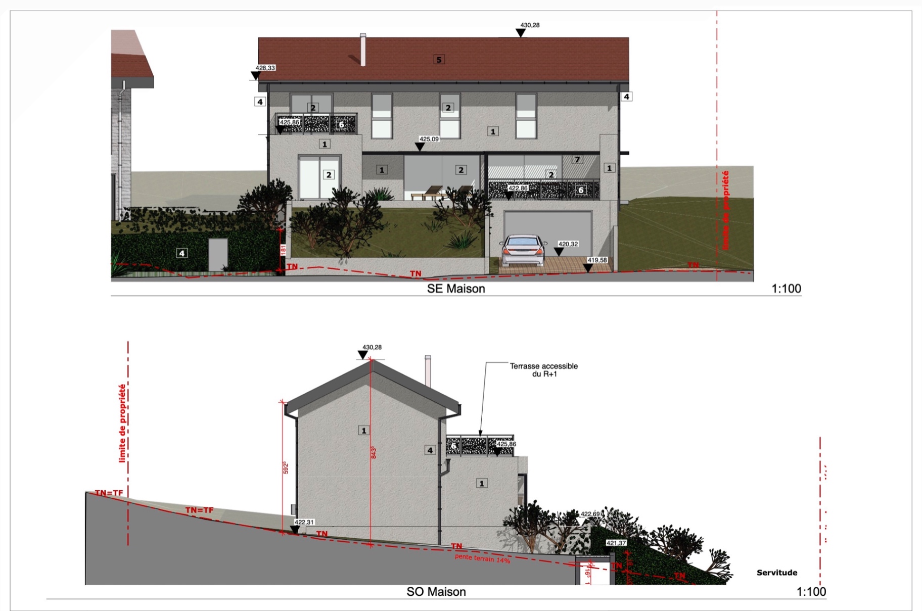 ESQ.13 Façades Sud-Est et Sud-Ouest.jpg