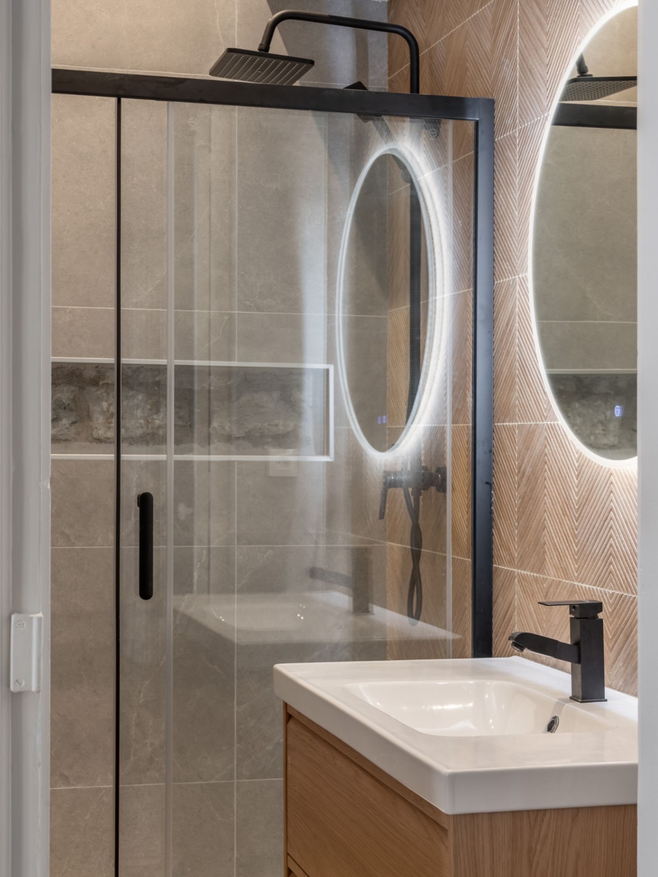 salle d'eau élégante d’appartement bourgeois – Victor Hugo Grenoble