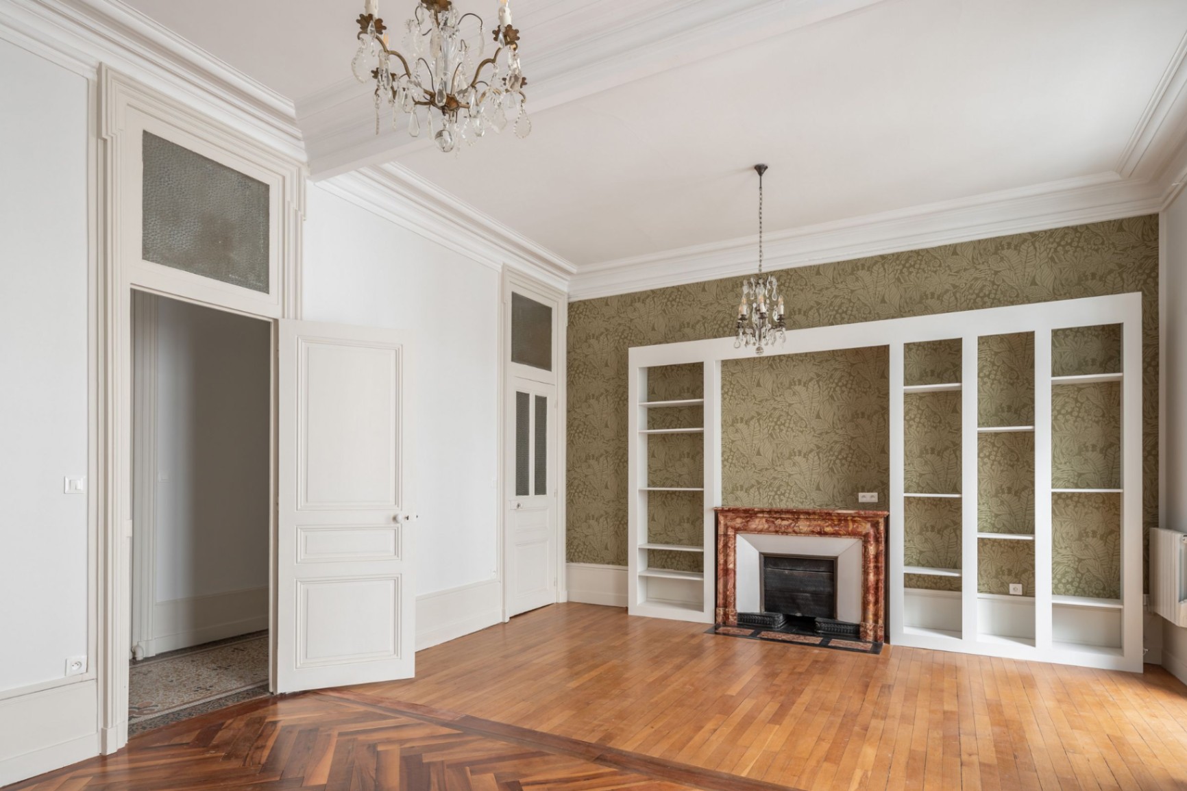 salon-03- Appartement bourgeois Grenoble