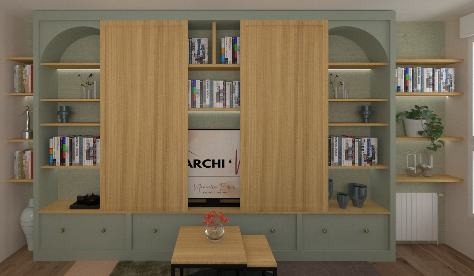 PROJET ARCHERS_Meuble TV